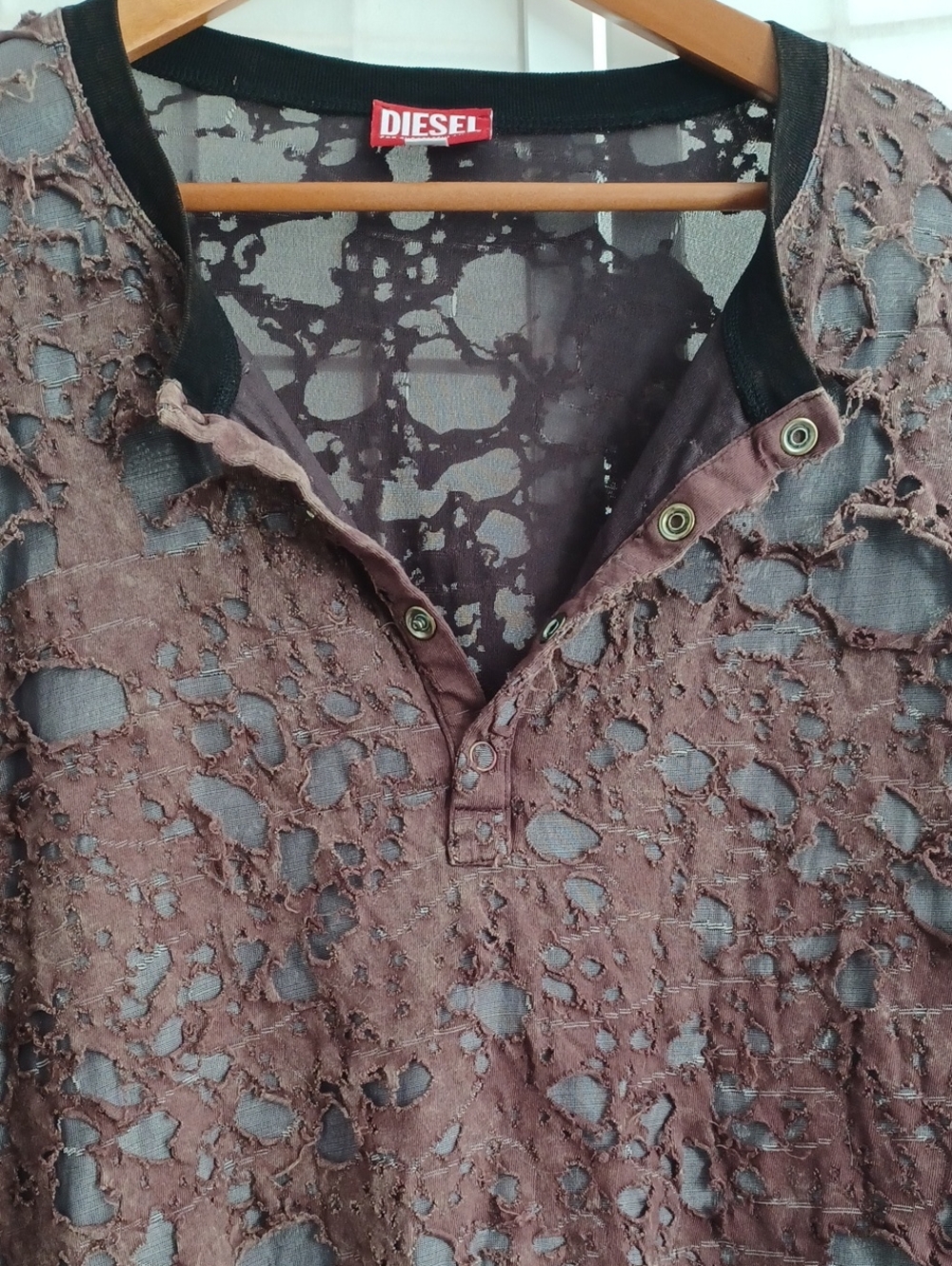 Diesel Distressed Sweatshirt - Picture 3 of 16